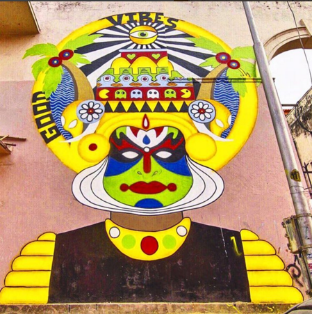 St+Art India Street Art Festival. Dec 15-Feb 16 2016. New Delhi, India.  Harsh Raman Singh Paul. – Frankie Beane